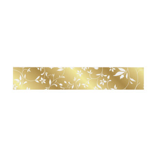 "Gold Belly Bands" Invitation Belly Band