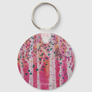 Gold Bird Key Ring