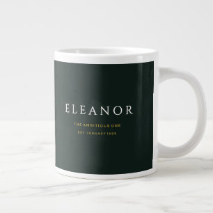 Gold Birth Flower Custom Speciality Mug - January