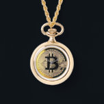 gold bitcoin watch necklace<br><div class="desc">gold bitcoin watch necklace</div>