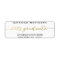 Gold Black 2015 | Graduation Address Label