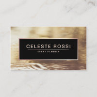 Gold black and elegant foil effect professional