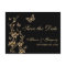 Gold, Black Butterflies Save the Date Postcard