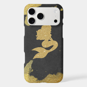 *~* Gold & Black Chalkboard Gold Glitter Mermaid