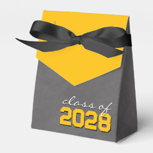 Gold & Black Chalkboard Graduation Gift Boxes