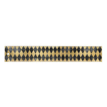 Gold Black Chequered Diamonds