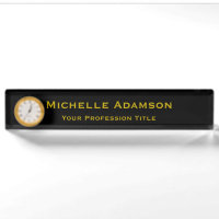 Gold & Black Colour Professional Plain Modern