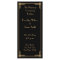 Gold Black Great Gatsby Art Deco Wedding Program
