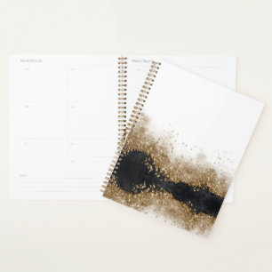 Gold & Black Hairstylist Salon Planner