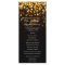 Gold Black Hollywood Glitz Glam Wedding Program