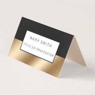 Gold Black Luxury Business Card
