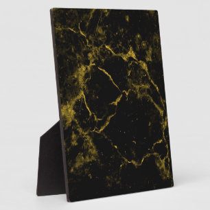 Gold Black Marble Plaque