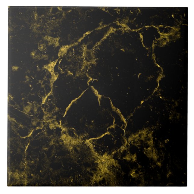 Gold Black Marble Tile (Front)