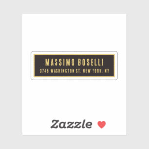 Gold & Black Minimalist Professional Modern