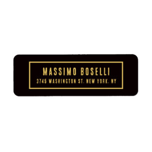 Gold & Black Minimalist Professional Modern