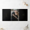 Gold black photo wedding RSVP details QR code 