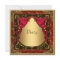 Gold Black Red retro Invitation