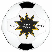 Gold Black Star MVP Personalised