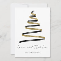 Gold Black Tree 2026 Calendar Love Thanks