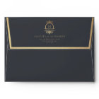 Gold & Black Velvet Print (Not Rea) Wedding