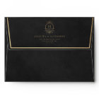 Gold & Black Velvet Texture Imitation Wedding