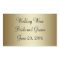 Gold Black Wedding Wine Label Sticker