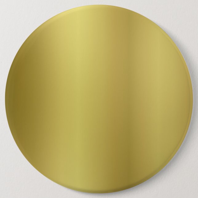 Gold Blank Template 6 Cm Round Badge (Front)