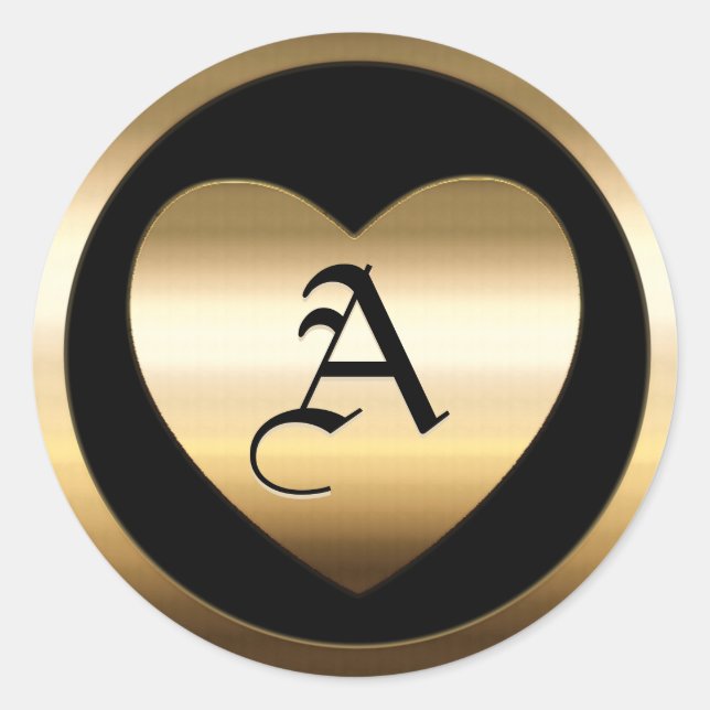 Gold Blank Template Faux Textured Foil Classic Rou Classic Round Sticker (Front)