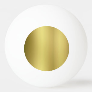 Gold Blank Template Ping Pong Ball