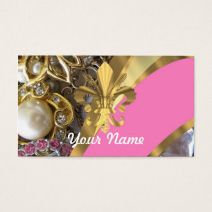Gold bling fleur de lys