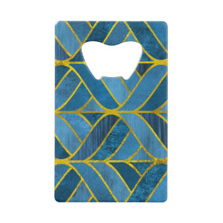 Gold Blue Grunge Pattern