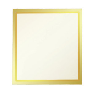 Gold Boarder Photo frame Autograph Notepad