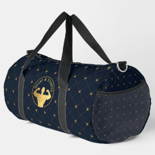 Gold Bodybuilding Duffle Bag
