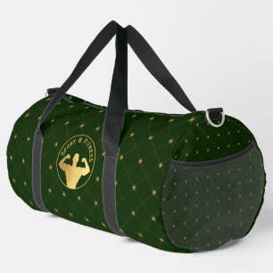 Gold Bodybuilding Duffle Bag