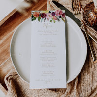Gold Boho Tropical Floral Dinner