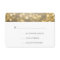 Gold Bokeh Lights Elegant Wedding RSVP
