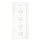 Gold Border on White | Modern