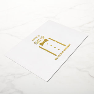 Gold Bow Tie Personalised Groomsman Proposal