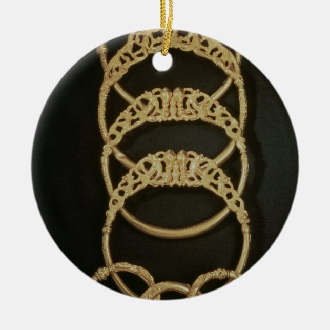 Gold Bracelets from the Ertsfield Treasure, 4th ce Ceramic Tree Decoration (Front)