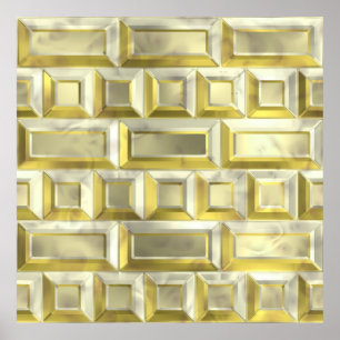 Gold Brick Poster