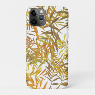 Gold Bronze and Brown Willow Leaves Case-Mate iPhone Case