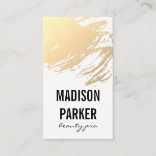 Gold Brushed Business Card