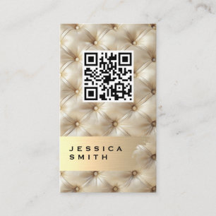 Gold Brushed Cushioned Padding Material Business Card