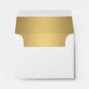 Gold Brushed Metal Envelope