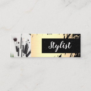 Gold Brushed / Stylist Mini Business Card