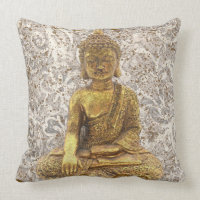 Gold Buddha Golden Floral Flowers