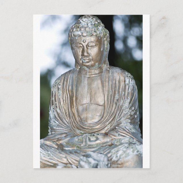 Gold Buddha Statue Postcard (Front)