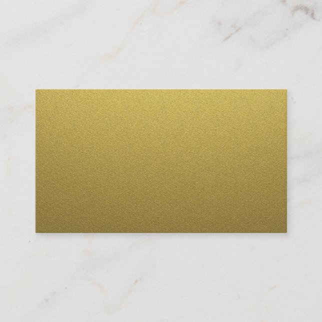 Gold Business Cards (Front)