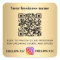 Gold business name qr code instagram