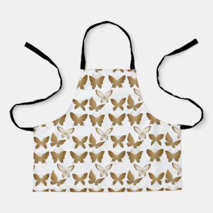 Gold Butterfly Apron